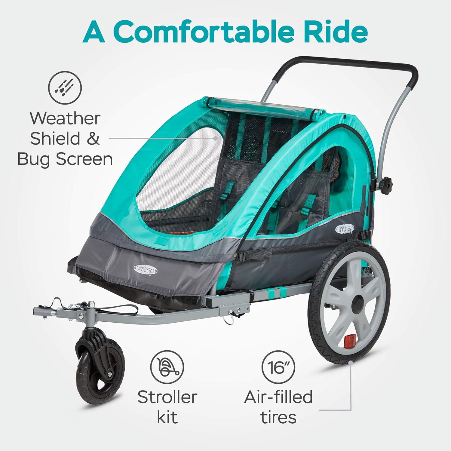 Exploring the Quick-N-EZ Double ⁤tow Bike Trailer for‌ Kids